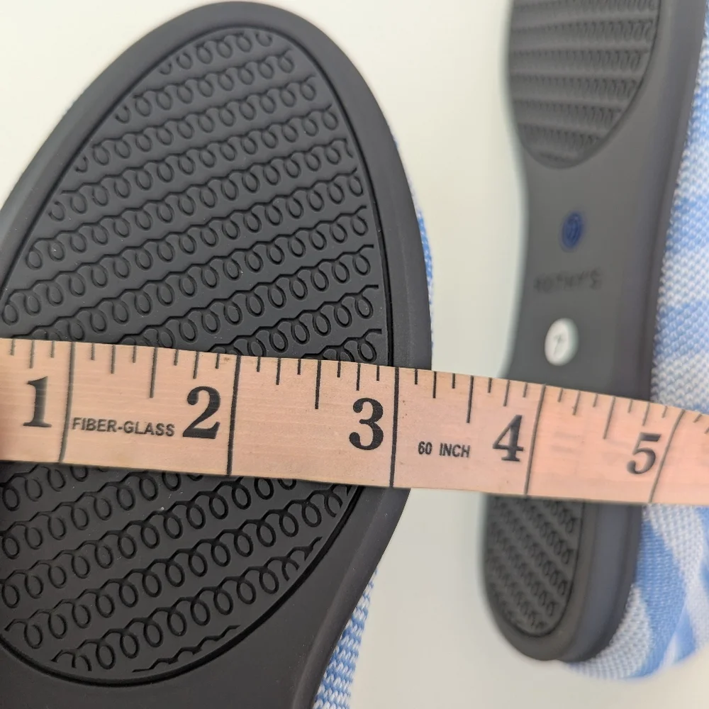 Rothy's Blue Striped Women's Shoes - Picture 12 of 12